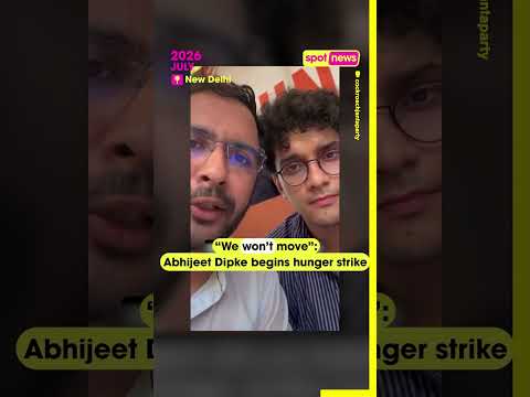 CJP founder Abhijeet Dipke has begun his hunger strike