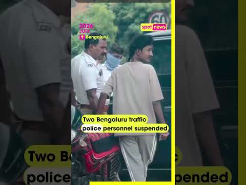 Bengaluru Traffic Police personnel have been suspended after accepting bribes during traffic checks