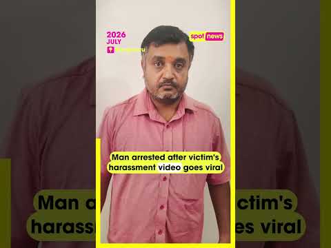 A man has been arrested after a woman alleged she was harassed while waiting for her cab.