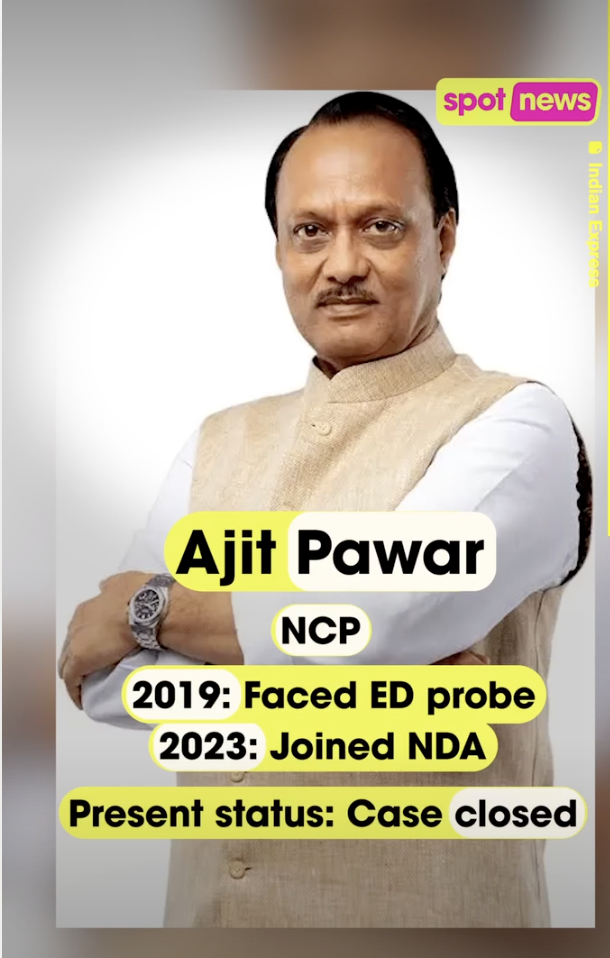 Spot On story about Ajit Pawar and an ED probe