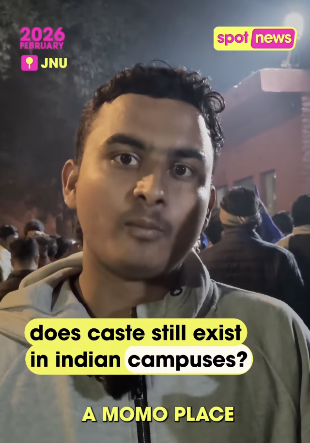 Spot On story about caste on Indian campuses